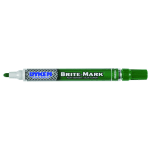 Brite-Mark Paint Marker - Oil Based - Green